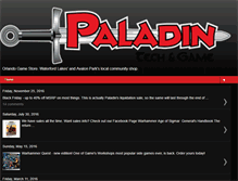 Tablet Screenshot of paladintag.com
